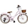Dolce Vita By Canellini Bici da bambina junior vintage retrò 7V dolce vita cappuccino 20 (Tiffany)