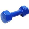 YASTA Peso palestra 4kg manubrio antiscivolo esagonale gommato allenamento fitness
