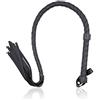 Chenyesun Frusta in Pelle Nera, frustino per Cavallo, Equitazione Cavallo Crop,equestrianismo da Corsa per Sport all'Aria Aperta