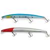 generico Long Jerk Minnow Artificiale Pesca Spinning Traina Serra Spigola Cm. 18 Grammi 22 Kit 2 Pz.