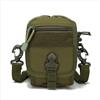 ZFFOZZ Borsa Tattica MOLLE Per Telefono, Piccola Borsa Militare da Cintura, Tracolla Piccola Borsa a Tracolla In Tela Zaino da Caccia All'aperto(Green)