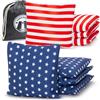 GoSports Set di 8 pouf per cornhole regolamento ufficiale, per tutte le stagioni, classico americano a stelle e strisce