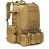Kabxhueo 55L / 80L / 100L Zaino da Trekking Montagna Escursionismo Campeggio Montagna Viaggio Alpinismo Borsa a Tracolla Daypack Tattico Bagagli Outdoor Sport all'Aria Aperta Arrampicata,B08 khaki 55l
