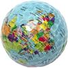 Gogogmee Palline Da Golf Da Allenamento Colorate Motivo Mappa Del Mondo, Materiale Resistente e Doppio Strato, Per Pratica Putting Indoor e Outdoor, Per Golfisti Di Tutti i Livelli