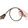 Tryolove Frustino in pelle PU con design nero e oro, 96,5 cm, per allenamento equestre e equitazione