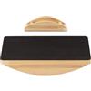 Generico Tavola Di Equilibrio In Legno | Allenatore Portatile Antiscivolo | Tavola Oscillante Allenatore Equilibrio Caviglie Adulti - Per Core Uomini Principianti Yoga Pilates Riabilitazione Casa Ufficio Pales