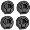 XUJIAN 4PZ / Set Hardware di Chiusura Un Scatto per Serratura Un Scrocco Tondo Tondo per Boccaporto per Barche per