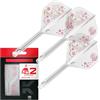 Target Darts Target Japan Smash K Flex Freccette Voli e Alberi Sistema, N. 2 | Confezione da 3 Kflex Tutto in Uno Volo, Player Edizione Junya Koikawa Freccettes Accessori | K-Flex Stelo - Corto (19mm)