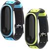 T-BLUER Xiaomi Mi Band 3/4 Strap, Cinturino in silicone colorato sostitutivo per Xiaomi Miband 3/Mi Band 4 con cinturini per fitness adatto a tutte le dimensioni, senza tracker incluso