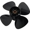 PWCMAN Elica a 4 pale ad alta spinta 10x5 per Mercury/Tohatsu 9.9CT 15hp 20HP fuoribordo 14 scanalature puntello in alluminio, sostituito OEM 5113-100-05, perfetto per carichi pesanti, pesca commerciale
