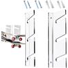 Bvizyelck Supporti da Parete per Snowboard, Porta Sci da Muro per Skateboard, Porta Snowboard Parete, Supporto da Parete per 3 Tavole da Skateboard, Clip per Snowboard E Snowboard per Stanza E Garage