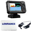 Klovoo Kit Ecoscandaglio con Lowrance Eagle 5, Fishfinder GPS 5 IPS + Cover Parasole Inclusa, senza trasduttore