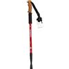 work out da Trekking Bastoncini Nordic Walking Trekking telescopici da Bastoni da Nordic Walking Regolabili Bastoncino Trekking Telescopico in Alluminio-Rosso_63~135 cm