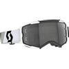 SCOTT Fury Light Sensitive Occhiali da motocross nero/bianco