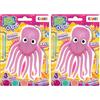 CRAZE MAGIC SLIME Polpo luminoso multicolore con glitter - Giocattolo sensoriale fluorescente per bambini che brilla al buio - Slime elastico e appiccicoso per bambini (Confezione da 2)