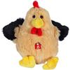 GIPSY TOYS - GALLO BEIGE SONORO - LES PAKIDOOS - 15 CM - COMPAGNO PERFETTO PER PASQUA