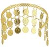 W WIDMANN MILANO Party Fashion, Copricapo con moneta d'oro, Eleganza senza tempo, qualità artigianale, versatilità stilistica, comfort ottimale, unicità e originalità Un accessorio indispensabile!