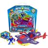 METAZELLS Imc toys Collector Plane Viola + Personaggio Coortis S1, Veicolo da Collezionare che apre i suoi bracci, con 1 Personaggio, 1 Carta e 1 Leaflet +3 Anni