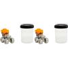 Hot Wheels - Monster Trucks Color Reveal, 1 veicolo giocattolo con sorpresa ed effetto cambia colore ripetibile con acqua calda e fredda, giocattolo per bambini 3+ Anni, HJF39