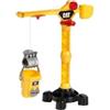 Theo Klein 3256 Caterpillar - Gru da Cantiere I Gru con per manovella per Mancini e destrorsi I Ruotabile a 360° I Giocattolo per Bambini dai 3 Anni