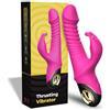 GQTYBZ Vibratoreper Donna Professionale Clotoride Grandi Sex Toys Vibratoriper Donne Stimolatore per Clitoride Punto G Squirting Vibratore Rabbit Vibratori Donne 10 Modo Sexytoysys Donna Coppia