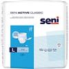 Seni 14743 Active Classic Pants - Pantaloni larghi con 5,5 gocce, circonferenza vita da 100 a 135 cm, 30 pezzi