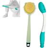 Best ZOIKOM Set di 2 accessori per WC per pulire il fondo, spugna con manico lungo, per disabili, sovrappeso e anziani
