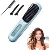 BNOYONERAS Spazzola per capelli elettrica, spazzola lisciante senza fili, ricaricabile, spazzola riscaldante, per donne e uomini senza fili, con display a LED, 3 livelli di temperatura, per lisciare e arricciare