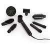 CREATE/ION STYLER PRO ADVANCE/Spazzola asciugacapelli e modellante ionica 8 in 1 in ceramica nero/Motore DC, 2 velocità, 8 accessori, 3 temperature, funzione aria fredda, 1400W