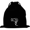 TOVINANNA 13pezzi Borsa Portatile Per Asciugacapelli Con Chiusura Coulisse Sacchetto Nero Per Viaggio e Organizzazione Protegge Da Polvere e Sporcizia Per Accessori e Piccoli Oggetti