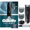 Gillette i7 Intimate - Tagliacapelli pubico da uomo, regalo per le vacanze, impermeabile, con LED