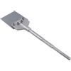 Generic 6 scalpelli in acciaio per pavimenti, 50-54, strumento per la rimozione di piastrelle per pareti interne, 24,5 x 6 x 1 cm, design a 6 angoli per raschiare efficacemente le piastrelle