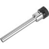 WIHFHGZ Porta Pinze C12 - ER16-100L, Supporto Mandrino Dritto 12mm, 126mm Metallo - Elevata Rigidità e di Serraggio, Uso su Fresatrici CNC