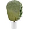 DEWUR 50g /m² Vlies Protezione invernale per piante in vaso, protezione dal gelo, Juta per palme, pomodori, limoni, oleandri, canapa (Verde 140x200cm)