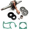 GTWSQQ Albero motore con cuscinetto, guarnizione, set di guarnizioni for motosega cinese ZENOAH G4500 G5200 G5800, 45CC, 52CC, 58CC, parti di attrezzi da giardino
