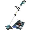 Makita UR100DSME - Tagliaerba a batteria 10,8 V/4,0 Ah, 2 batterie + caricatore con custodia per accessori