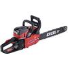 Excel CDF07300 Motosega a Scoppio con Barra, 49.2 CC, 50 cm, Rosso
