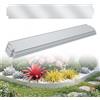 LARS360 Bordatura da Giardino, 20 m Recinzione Giardino, 100 x 18 cm Bordo Prato Flessibile Acciaio Zincato, Bordatura per Aiuole, Set di 20 Pezzi Bordura per Prato