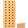 Generic Porta Punzoni e Scalpelli Organizzatore Portatile di Legno a 30 Fori