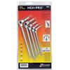 Bondhus 00055 - Set di 5 chiavi Torx esagonali cromate T25-T50
