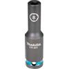 Makita E-16405 - Bussola a percussione 1/2, SW8, lunga, Impact Black