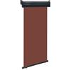 vidaXL Tenda Laterale per Terrazzo 105x250 cm Marrone