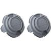 Serenophile 2 coperture grigie per bobine di ricambio per tagliabordi Black & Decker HDL STC5433 STC5433PC 90588530 alloggiamento grigio