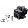 MTNBHH Gruppo Cilindro pistone in Lega di Alluminio da 40 mm for Tosaerba 1E40F 1E44F 40F-5 44F-5, Parte di Ricambio for tagliaerba da Giardino(1E40)