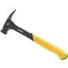 Dewalt Martello da carpentiere con testa liscia, 454 g, struttura in acciaio monopezzo e manico in acciaio spesso trattato termicamente per una lunga durata in cantiere