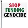 Generic Bandiera Stop Funding Genocide Support Palestine Bandiere Da Balcone Colori Vivaci,Con Occhielli Striscioni Di Bunting Per Esterno Interno All'Aperto 90X150Cm