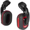 Milwaukee Guscio Anti Rumore LP Casco da Cantiere Bolt Earmuff Rosso - Protezione della Testa per Lavoratori Edili Maschi