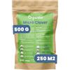 Organifer Micro Trifoglio - 500 G - 250 M2 - Trifoglio Puro - Semi - Verde Lussureggiante - Cura Del Prato - Fissazione Dell'Azoto - Resistente Alla Sicicia - Organifer