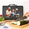 Wanapix | Set per Barbecue Personalizzato | Include 6 Accessori (2 coltelli, Affilatore, Trinciatrice, Pinzette, Tavola) | Custodia Personalizzata con Foto, Testo, o Immagine | 100% personalizzabile