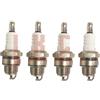 UYTGFO Fit For 43cc/47cc/49cc Mini Moto Quad Lawnmower Two Stroke Chainsaw Sparkplug 1/2/3/4PCS COPPER CORE Spark Plug Candle Replace BM6(4PCS)